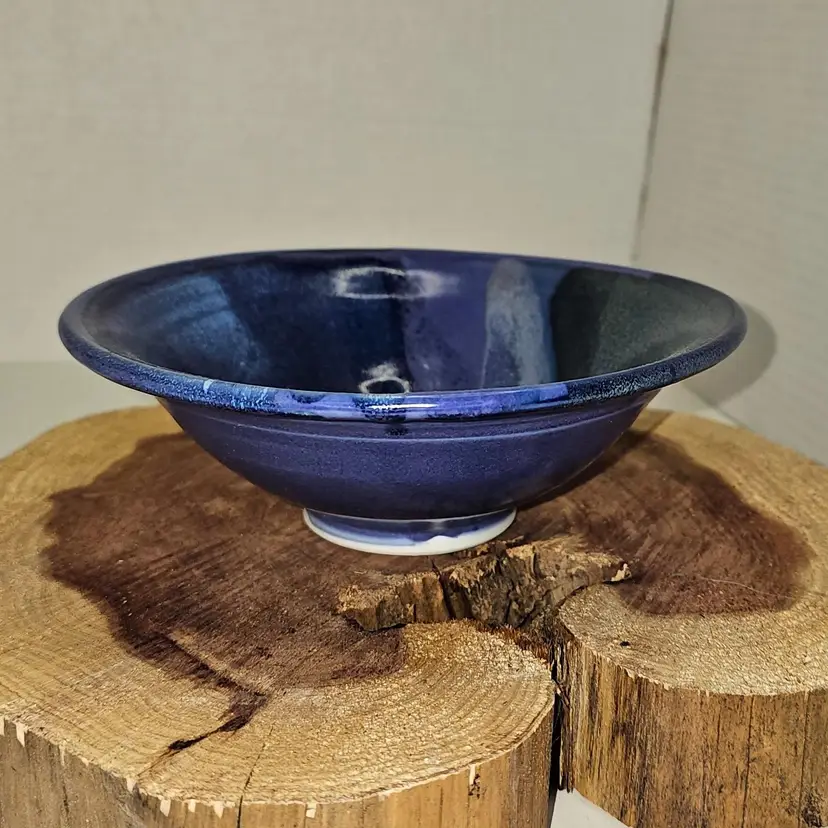 Blue Art Pottery Bowl