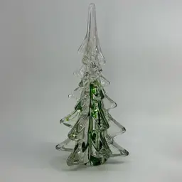 Beautiful Art Glass Evergreen 🌲 Tree 8.5”