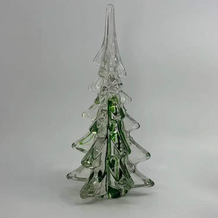 Beautiful Art Glass Evergreen 🌲 Tree 8.5”