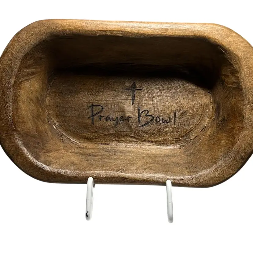 Hand carved Wooden “Prayer Bowl”