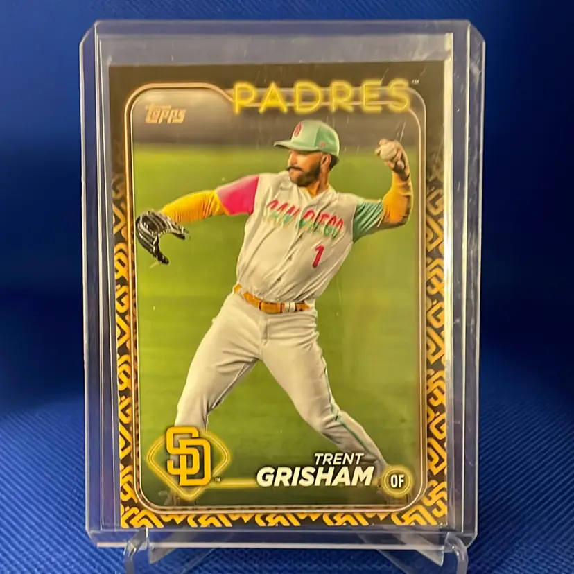 2024 Topps Series 1 Trent Grisham Team Logo Parallel Case Hit
