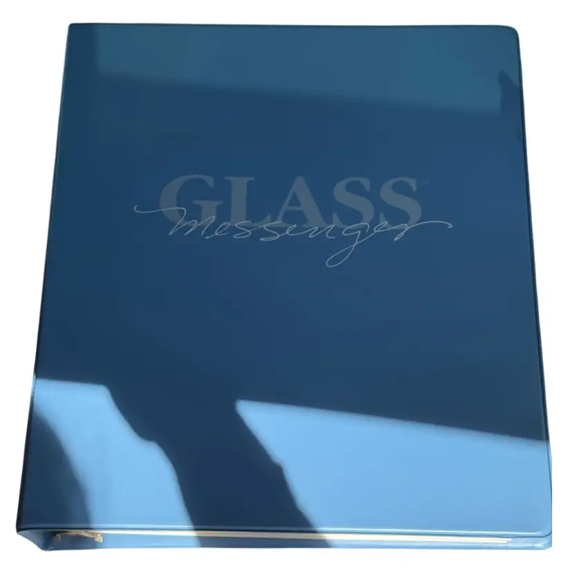 Glass messenger book