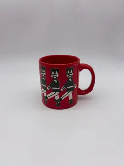 Vintage Waechtersbach Christmas Soldiers 10oz Coffee Mug West Germany