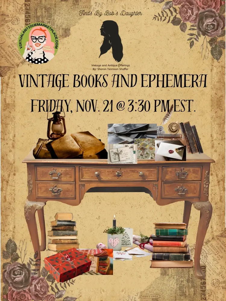 Rescheduled Vintage Books And Ephemera 