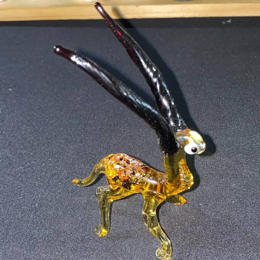 #02-Ukraine- Large Hand Blown Glass Figurine As Pictured