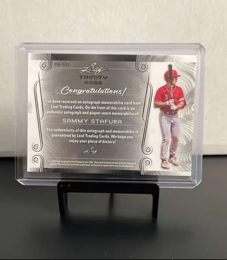 2023 Leaf Trinity Sammy Stafura Purple Patch Auto /10