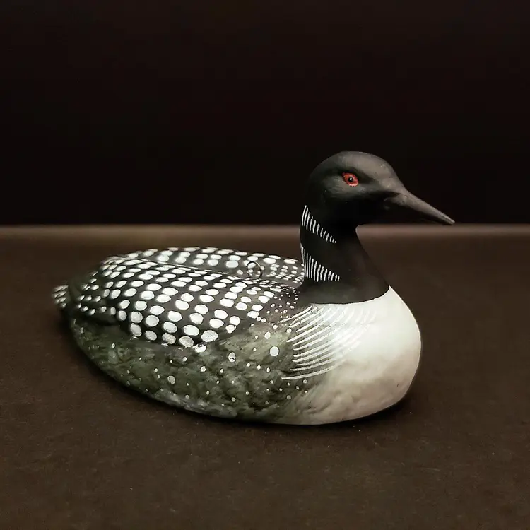 SCHMID Gordon Fraser Loon Bird Figurine Ornament 1986 Vintage