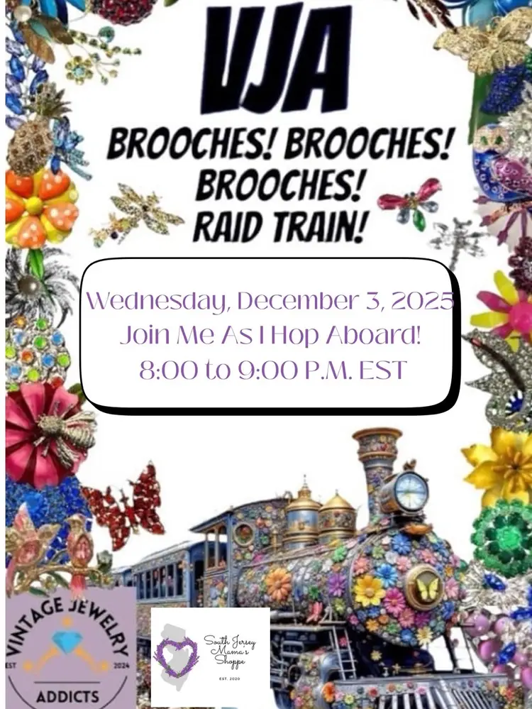 VJA December Brooch Train
