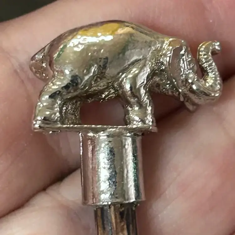 Vintage Midcentury Elephant skewers/picks from Thailand