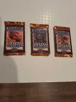 3 MTG URZA'S SAGA BOOSTER PACKS