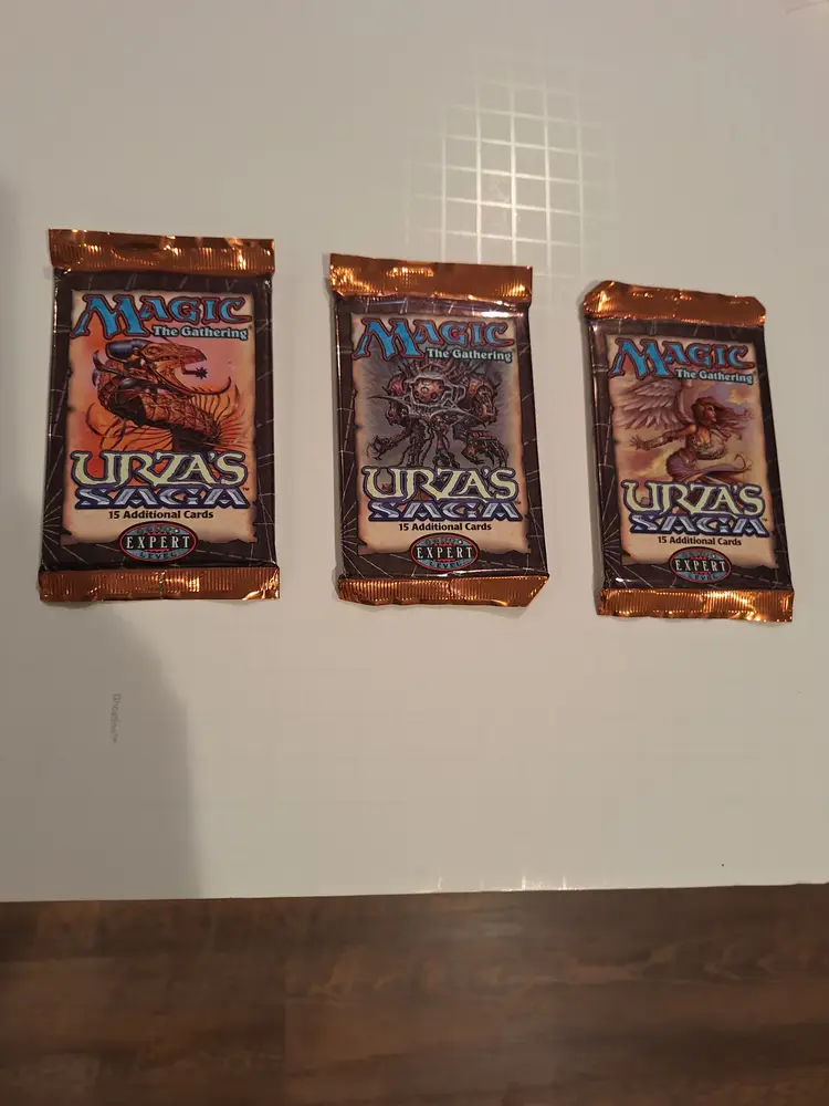 3 MTG URZA'S SAGA BOOSTER PACKS