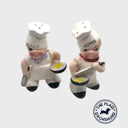 Vintage Cocky Chef Shakers