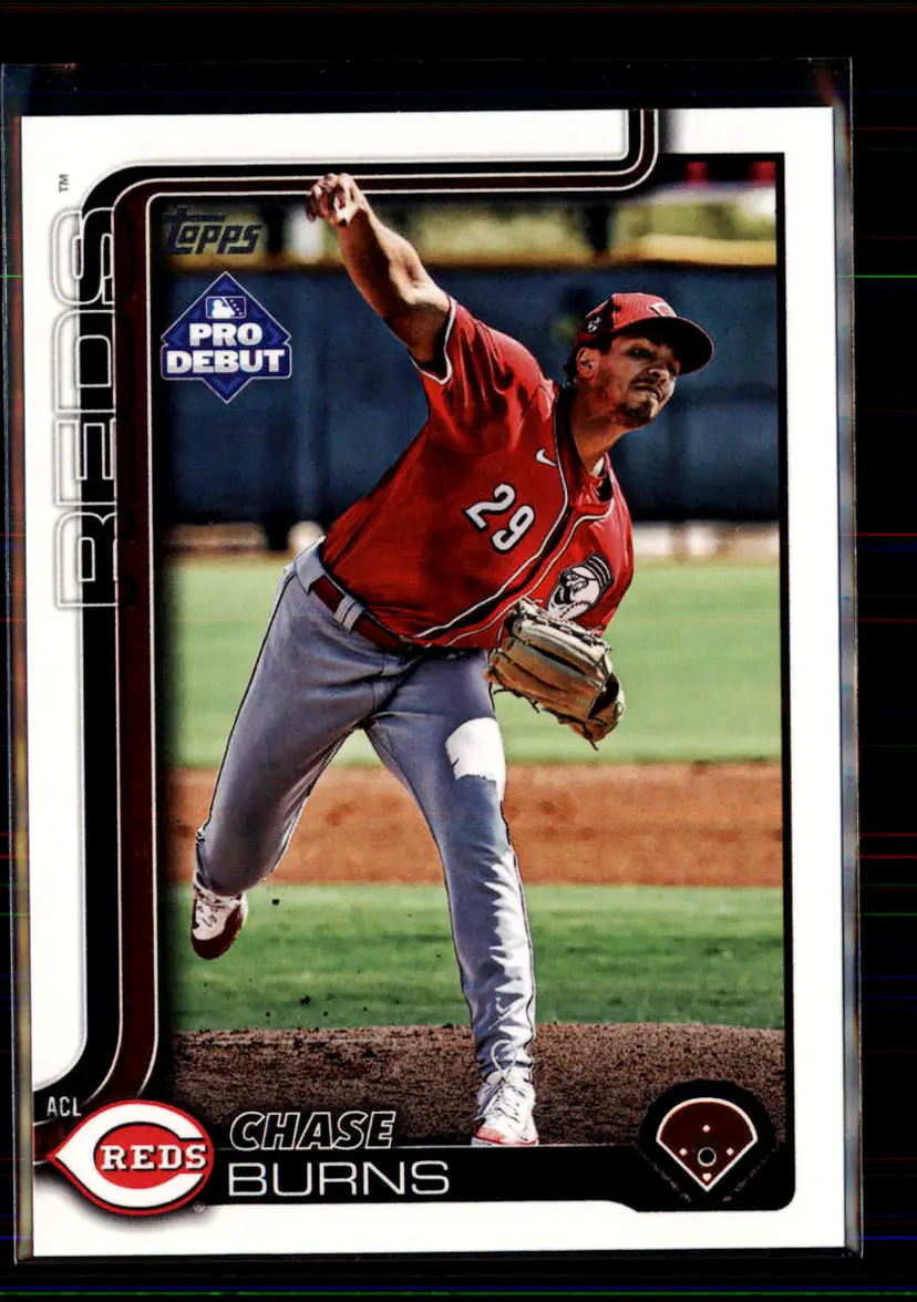 Chase Burns 2025 Topps Pro Debut Chrome #PD-169 - (135) - ACL Reds