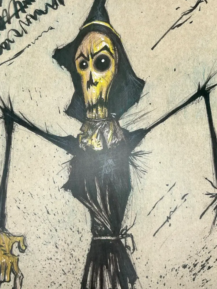 Wizard Of Oz Scarecrow Art Print Signed By Kevin Eslinger