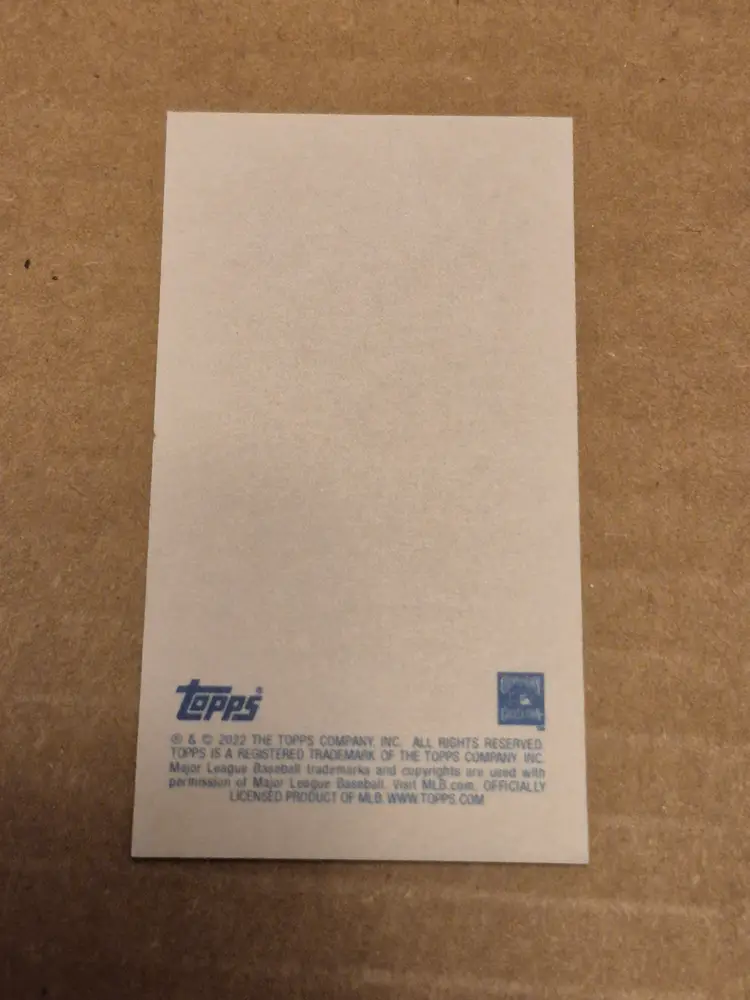 Juan Marichal 2022 Topps T206 SP Blank Back Giants