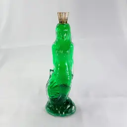 Clear Glass Avon Mermaid Bottle