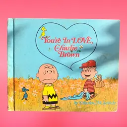 1968 Vintage YOU'RE IN LOVE CHARLIE BROWN | HC Book FIRST Edition