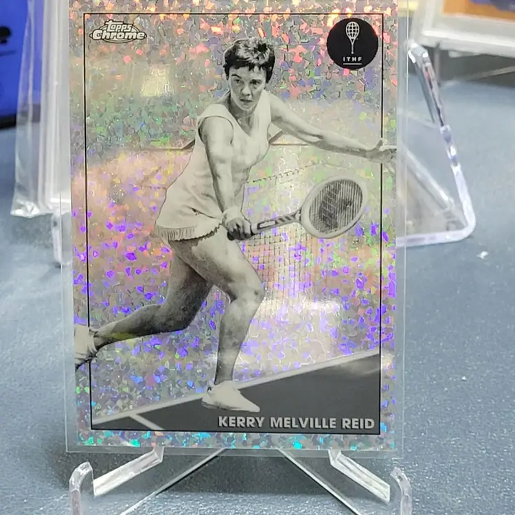 2021 Topps Chrome Tennis B&W Mini Diamond #58 Kerry Melville Reid