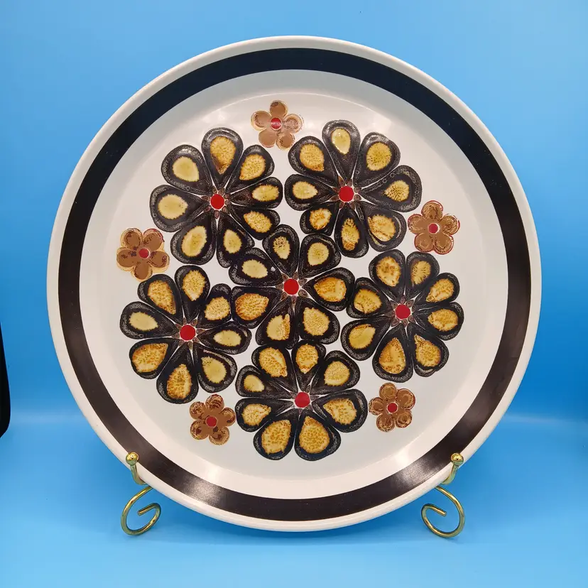 Vintage Mikasa StudioKraft Andes Serving Platter, 12.5"