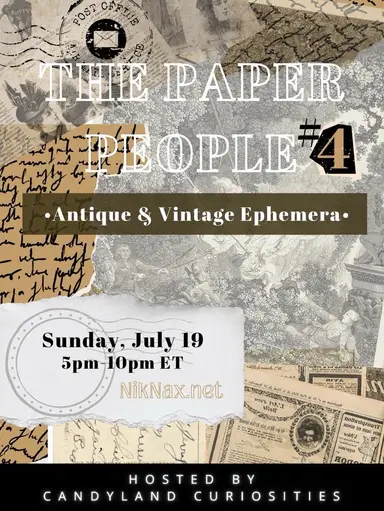 The Paper People Ephemera Train!