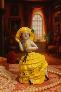 Vintage Gold Castle Chikusa Spanish Dancer Perfume Bottle – Made in Japan