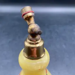 Antique Perfume Bottle Atomizer Marked Czechoslovakia