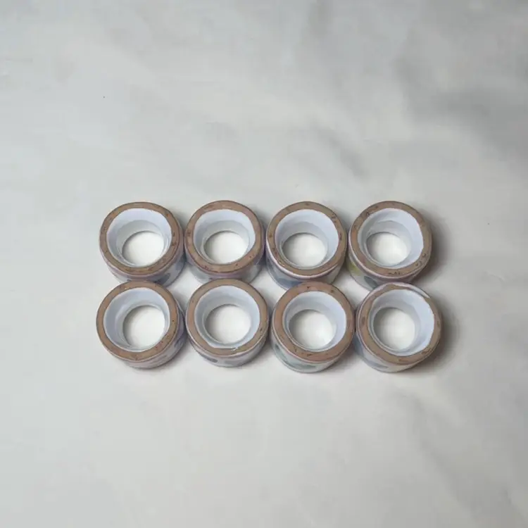 Set Of 8 Caleca Italy MELISSO Hand Painted Napkin Rings