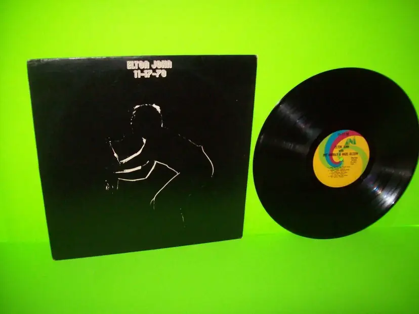 Elton John With Dee Murray & Nigel Olsson 11-17-70 Vinyl LP Record Club Edition