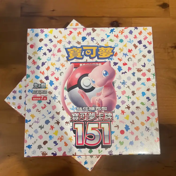 Chinese Pokemon 151 Booster Box