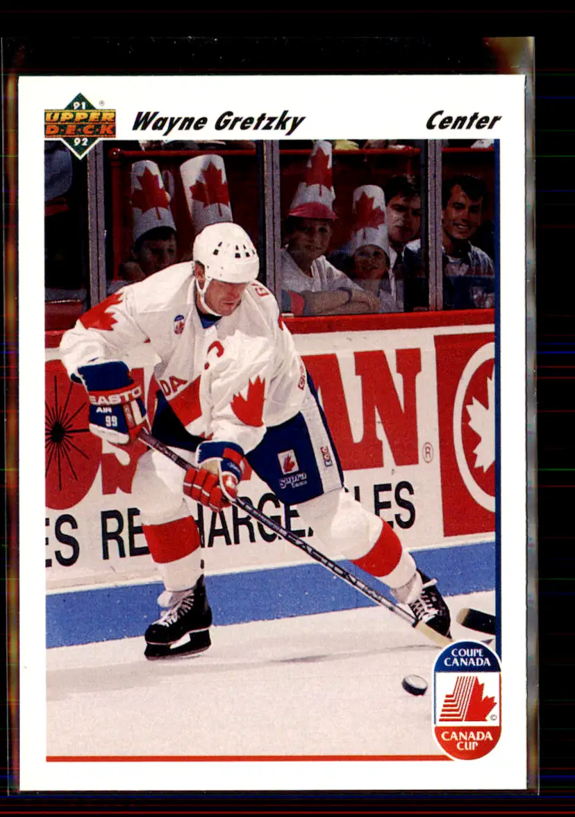 Wayne Gretzky 1991-92 Upper Deck #13 - Canada - (146-28)