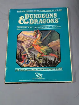 Classic Dungeons & Dragons BECMI Rulebook & Accessory Lot (4 Pcs)