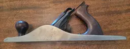 Stanley #5 Type 11 Plane Smooth Sole T Logo Iron 3 Pat. Dates on Bed Sharp