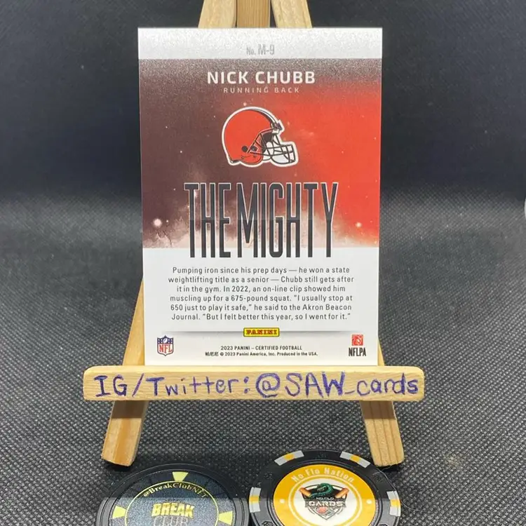 Nick Chubb 2023 Certified The Mighty Case Hit Cleveland Browns