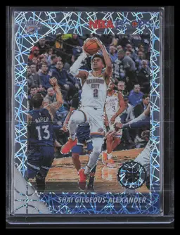 2019-20 Hoops Premium Stock Prizms Silver Laser #80 Shai Gilgeous-Alexander