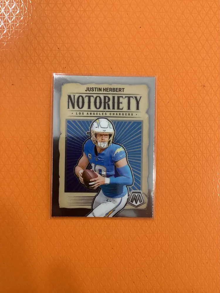2024 Panini Mosaic Notoriety #14 Justin Herbert - Chargers
