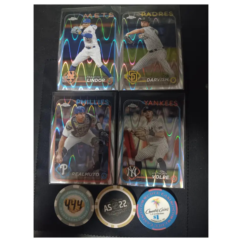 2024 Topps Chrome Raywave refractor lot