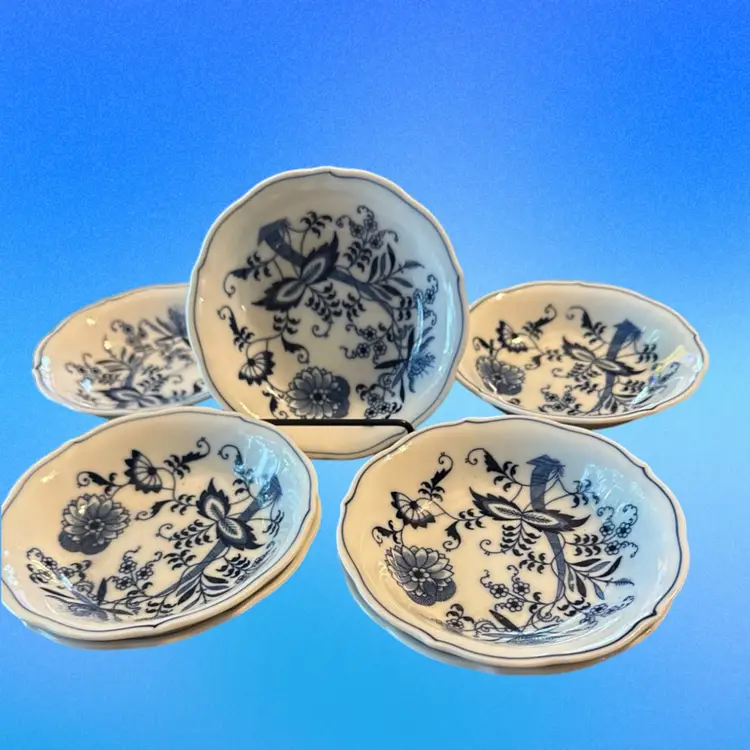 Vintage Blue Danube 5.4"   Dessert Berry Bowl/s Banner Marked Ex Cond