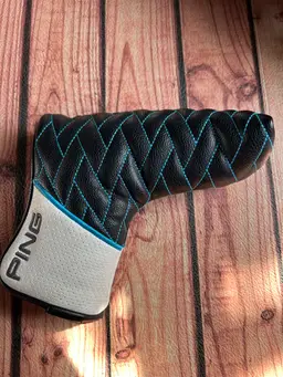 Ping 2025 Scottsdale Black White Blade Putter Headcover PLD Topo