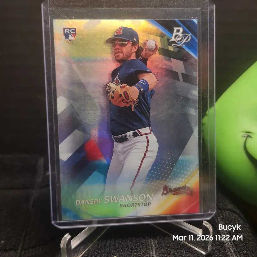 2017 Bowman Platinum - Dansby Swanson Atlanta Braves