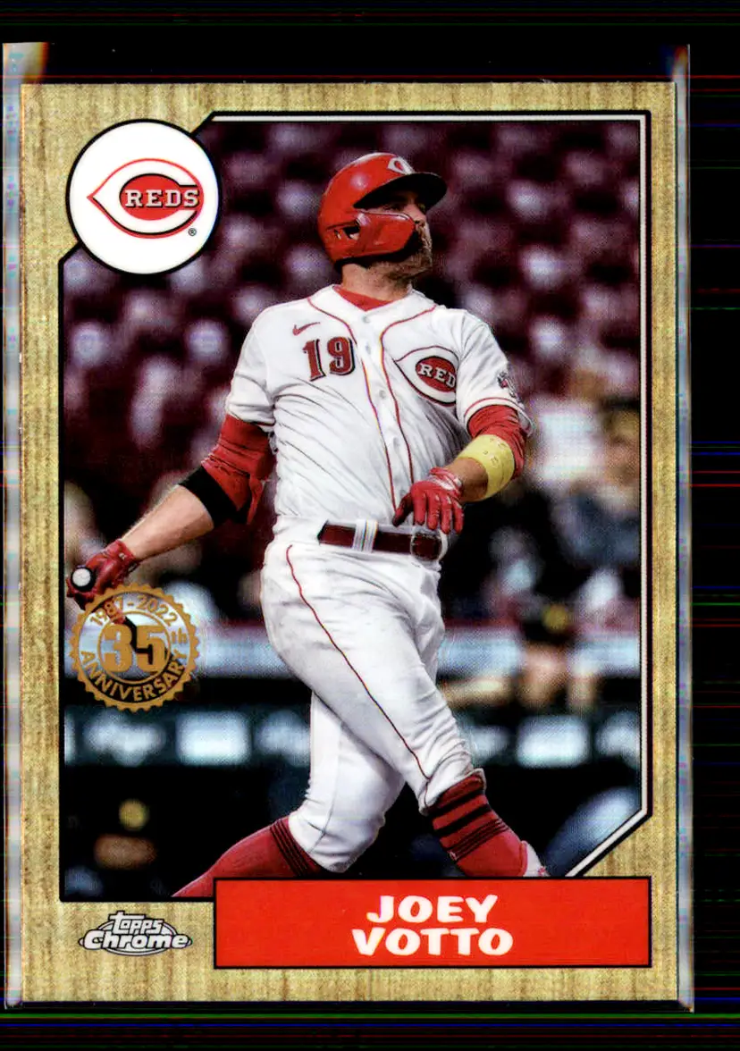 Joey Votto 2022 Topps Chrome 1987 Topps Baseball #87BC-4 - Cincinnati Reds - (147-223)