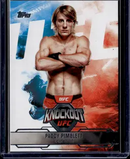 Paddy Pimblett UFC Knockout Topps Card