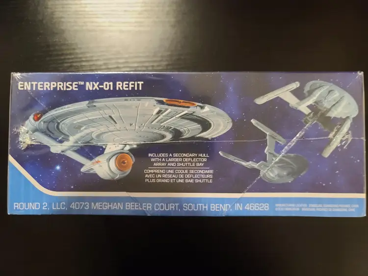 Enterprise NX-01 1:1000 model kit Star Trek polar lights round 2