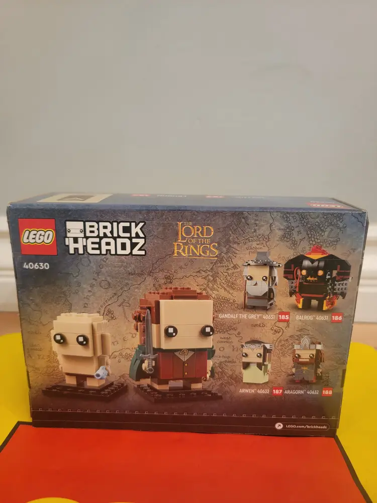 Lego Lord of the Rings Brickheadz - Frodo & Gollum, 40630, New & Sealed