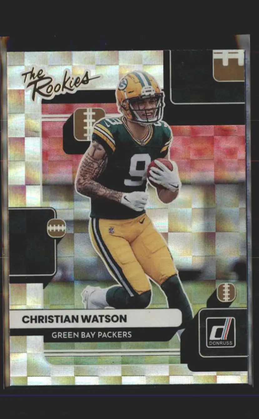 2022 Donruss #TR-19 Christian Watson The Rookies - (139) - Green Bay Packers