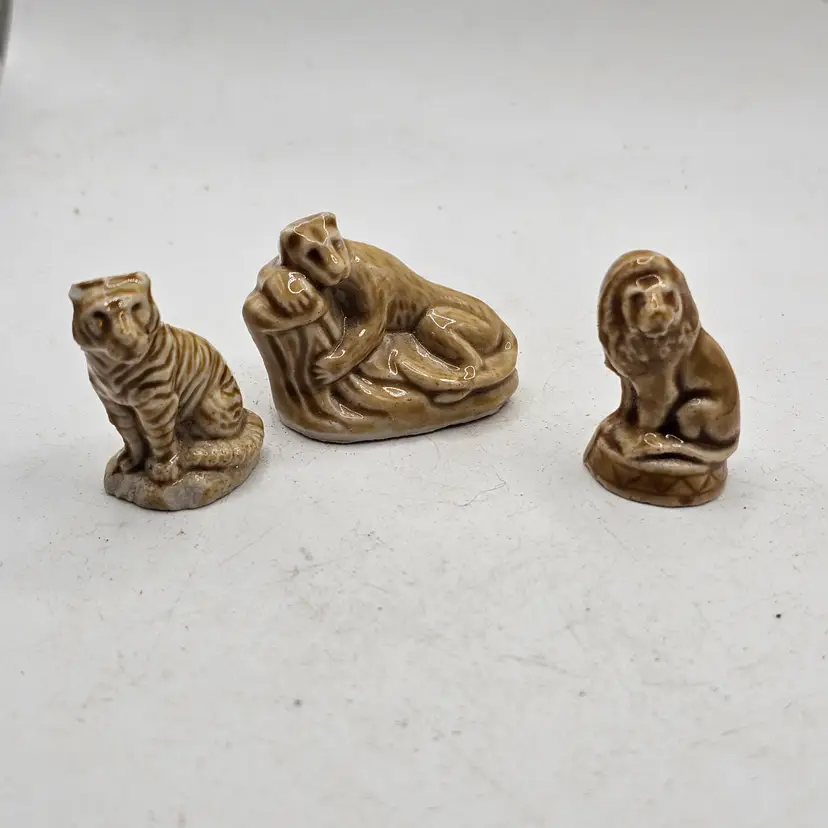 Wade Whimsies cats panther lion tiger set of 3