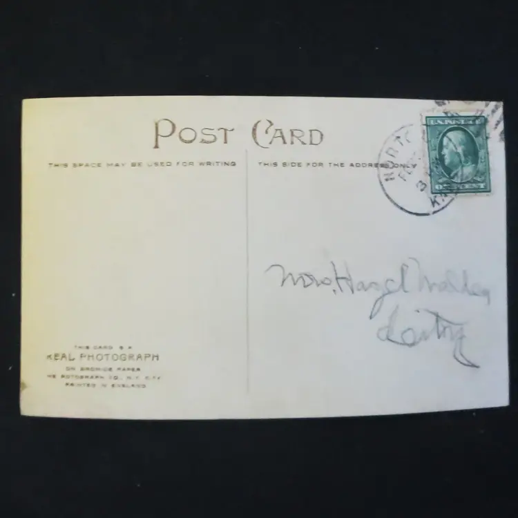 Antique Postcard Early 1900s Romanticism Love Valentine's Day