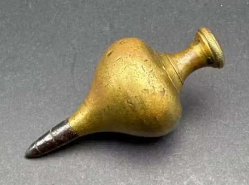 Vintage Brass Plumb Bob - Great Paperweight for the Man