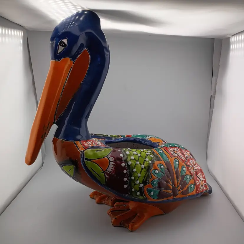 Talavera pelican planter