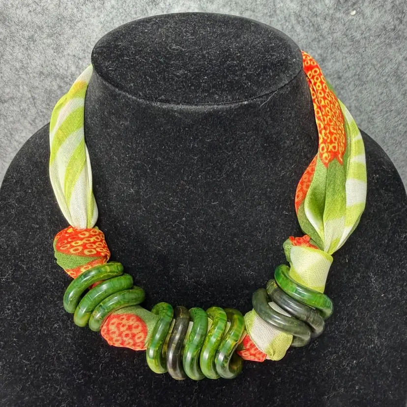 Vintage Bakelite Necklace – Handcrafted & Reimagined by Casey | Adjustable 18–20”