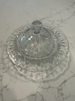 Anchor Hocking Covered Butter Dish